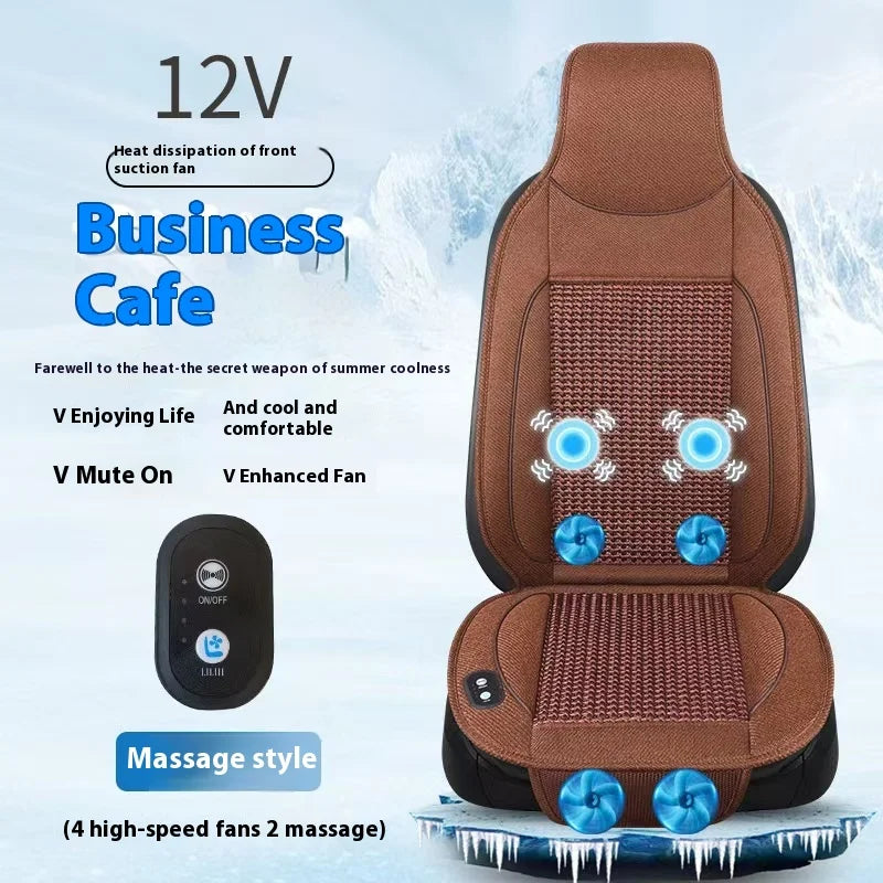 (Copy) 12V summer cool cushion seat ventilation car cushion air conditioning cooling fan blowing massage seat cushion seat cover