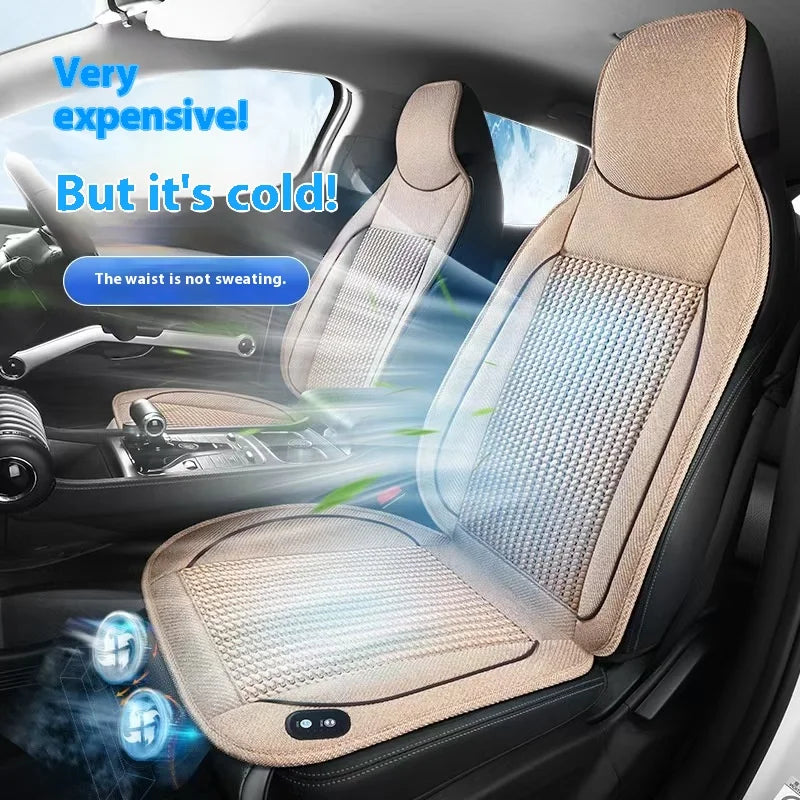 (Copy) 12V summer cool cushion seat ventilation car cushion air conditioning cooling fan blowing massage seat cushion seat cover